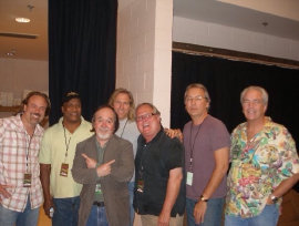 with jimmy buffett coral reefer band backstage mgm grand garden arena las vegas nv